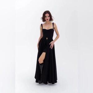 Selkie Caviar Chateau Dress and Skirt Set